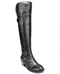 Smooth, sleek and stylish. The Bollo 2 tall riding boots by Vince Camuto offer a flattering silhouette and wide-calf design that complements any look and provides a comfortable fit. Smooth, sleek and stylish. The Bollo 2 tall riding boots by Vince Camuto offer a flattering silhouette and wide-calf design that complements any look and provides a comfortable fit.