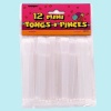 Clear Mini Tongs Party Accessory