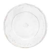 This Vietri dinner plate collection was crafted by hand in Tuscany of durable, textural terra cotta for an irresistibly warm appeal. Ornament rolls are used to create its ornate designs. This Vietri dinner plate collection was crafted by hand in Tuscany of durable, textural terra cotta for an irresistibly warm appeal. Ornament rolls are used to create its ornate designs.