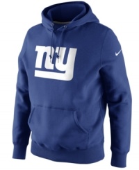 Fire up and show that you're a fan with this classic New York Giants NFL hoodie from Nike. Fire up and show that you're a fan with this classic New York Giants NFL hoodie from Nike.