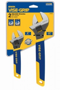 Irwin Industrial Tools 2078700 6-Inch and 10-Inch Adjustable Wrench Set, 2-Piece Irwin Industrial Tools 2078700 6-Inch and 10-Inch Adjustable Wrench Set, 2-Piece
