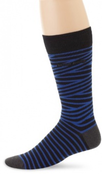 HUGO BOSS Men's Combed Thin Stripe Sock HUGO BOSS Men's Combed Thin Stripe Sock