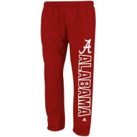 NCAA Alabama Crimson Tide Big Block Fleece Sweatpants - Crimson NCAA Alabama Crimson Tide Big Block Fleece Sweatpants - Crimson