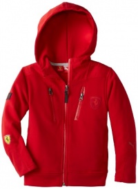 Puma - Kids Boys 2-7 Little Ferrari Hooded Jacket, Red, 6 Puma - Kids Boys 2-7 Little Ferrari Hooded Jacket, Red, 6