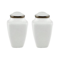 Lenox Solitaire Square Salt and Pepper Set, White Lenox Solitaire Square Salt and Pepper Set, White
