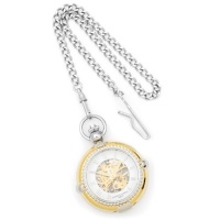 Charles - Hubert 2 - Photo Insert Partial Skeleton Pocket Watch Charles - Hubert 2 - Photo Insert Partial Skeleton Pocket Watch