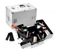 SHANY Silver Aluminum Makeup Case, 4 Pounds SHANY Silver Aluminum Makeup Case, 4 Pounds