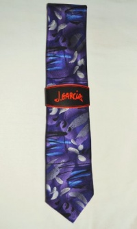 J. Garcia Mens Neck Tie Collection Fifty-Eight BANYAN TREES II -Purple