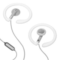 Coosh Headphones w/ Microphone & iPHONE Call Answer/End Button & Detachable Silicone Ear Rings White Coosh Headphones w/ Microphone & iPHONE Call Answer/End Button & Detachable Silicone Ear Rings White
