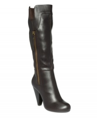 Tall boots are fundamental for fall, and the sleek look of Unlisted's Tuck Stop version makes them a must-have! With a round-toe shape, high stacked heel and zipper enclosure, they're available in black and brown. Tall boots are fundamental for fall, and the sleek look of Unlisted's Tuck Stop version makes them a must-have! With a round-toe shape, high stacked heel and zipper enclosure, they're available in black and brown.