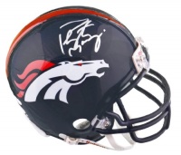 Peyton Manning Autographed Mini Helmet - Steiner Sports Certified - Autographed NFL Mini Helmets