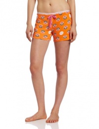 Paul Frank Women's Julius Print Short with Logo Elastic Paul Frank Women's Julius Print Short with Logo Elastic