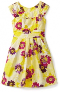Ruby Rox Kids Girls 7-16x U-Neck Poplin Dress, Yellow/Lavender, 16 Ruby Rox Kids Girls 7-16x U-Neck Poplin Dress, Yellow/Lavender, 16