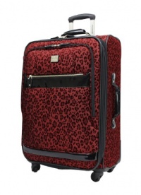 Ricardo Beverly Hills Luggage Savannah 24 Inch 2-Compartment Spinner Upright, Ruby Leopard, Large Ricardo Beverly Hills Luggage Savannah 24 Inch 2-Compartment Spinner Upright, Ruby Leopard, Large