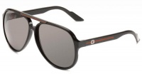 Gucci Sunglasses GG 1627S D28 R6 Shiny Black / Gray Gucci Sunglasses GG 1627S D28 R6 Shiny Black / Gray