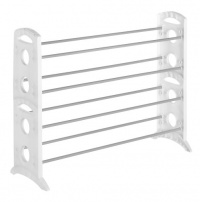 Whitmor 6486-1744-WHT Floor Shoe Stand, White, 20-Pair Whitmor 6486-1744-WHT Floor Shoe Stand, White, 20-Pair