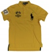 Polo Ralph Lauren Men Custom Fit Big Pony Track & Field Polo T-Shirt - BRAZIL