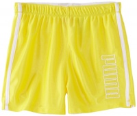 Puma - Kids Girls 7-16 Dazzle Short, Yellow, Large Puma - Kids Girls 7-16 Dazzle Short, Yellow, Large