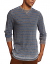 Quiksilver Men's Sakas Long Sleeve Yarn Dye Stripe Thermal