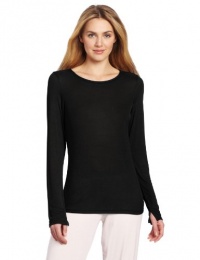 Calvin Klein Women's Savoy Ribbed Modal Long Sleeve Pajama Top