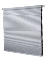 Redi Shade Z14C4401400 Simple Fit Made to Width Custom Cordless Honeycomb Cellular Shades,  44 -Inch by 72-Inch, Snow Blackout