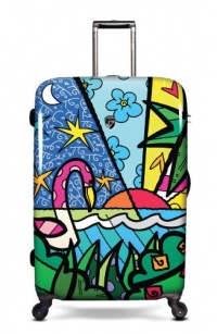 Heys USA Luggage Britto Palm 30 Inch Hardside Spinner, Palm, 30 Inch Heys USA Luggage Britto Palm 30 Inch Hardside Spinner, Palm, 30 Inch
