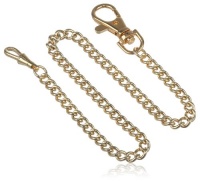 Charles-Hubert, Paris 3548-G Stainless Steel Gold-Plated Pocket Watch Chain Charles-Hubert, Paris 3548-G Stainless Steel Gold-Plated Pocket Watch Chain