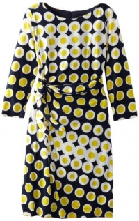 Jessica Howard Women's Petite Printed Side Tie Dress Jessica Howard Women's Petite Printed Side Tie Dress