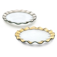 Ancient Italian relics are translated into an abstracted modern design in this handcrafted dinnerware and serving collection from designer Ann Morhauser. Our handpainted pure platinum banded dinnerware collection tastefully accentuates everything from sleek, modern designs to delicate porcelain, or can be used on its own as a dramatic statement. Ancient Italian relics are translated into an abstracted modern design in this handcrafted dinnerware and serving collection from designer Ann Morhauser. Our handpainted pure platinum banded dinnerware collection tastefully accentuates everything from sleek, modern designs to delicate porcelain, or can be used on its own as a dramatic statement.