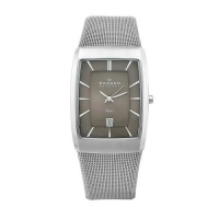 Skagen Men's 690LSSM Denmark Charcoal Dial Silver Mesh Watch Skagen Men's 690LSSM Denmark Charcoal Dial Silver Mesh Watch