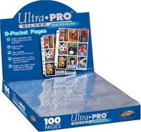 Ultra Pro Silver Series 100/9 Pocket Page Protectors Ultra Pro Silver Series 100/9 Pocket Page Protectors