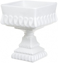 Rosanna Decor Bon Bon Footed Square Bowl White Rosanna Decor Bon Bon Footed Square Bowl White