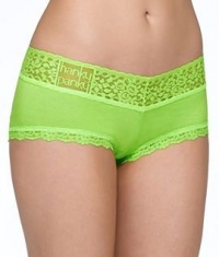 Hanky Panky Logo To Go Boyshorts, S, Lime Hanky Panky Logo To Go Boyshorts, S, Lime