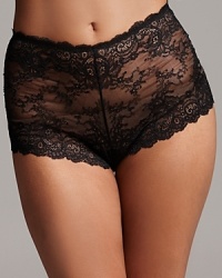 Elegant lace lends alluring style to these boyshorts from Wacoal. Style #845155 Elegant lace lends alluring style to these boyshorts from Wacoal. Style #845155