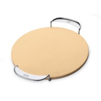 Weber 8836 Gourmet BBQ System Pizza Stone with Carry Rack Weber 8836 Gourmet BBQ System Pizza Stone with Carry Rack
