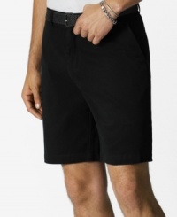 Essential classic-fitting short in soft washed cotton twill. Essential classic-fitting short in soft washed cotton twill.