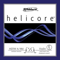 D'Addario Helicore Violin Single Aluminum Wound E String, 4/4 Scale, Medium Tension D'Addario Helicore Violin Single Aluminum Wound E String, 4/4 Scale, Medium Tension