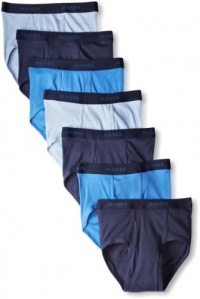 Hanes Men's Classics 7 Pack Full-Cut Pre-Shrunk Brief Hanes Men's Classics 7 Pack Full-Cut Pre-Shrunk Brief