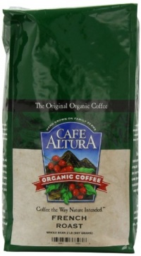 Cafe Altura Organic Coffee, French Roast, Whole Bean, 32-Ounce Bags Cafe Altura Organic Coffee, French Roast, Whole Bean, 32-Ounce Bags