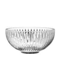 Stunning in Marquis by Waterford crystal, the Bezel bowl gleams from top to bottom with banded cuts inspired by vintage jewelry. Use simply for show or fill with fruit. Stunning in Marquis by Waterford crystal, the Bezel bowl gleams from top to bottom with banded cuts inspired by vintage jewelry. Use simply for show or fill with fruit.