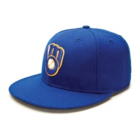 MLB Milwaukee Brewers Authentic On Field Game 59FIFTY Cap, Navy Blue MLB Milwaukee Brewers Authentic On Field Game 59FIFTY Cap, Navy Blue