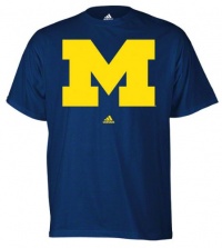 Michigan Wolverines Navy adidas Strong Logo T-Shirt