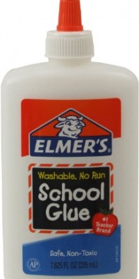 Elmer's Washable No-Run School Glue, 7.625 oz Bottle (E308) Elmer's Washable No-Run School Glue, 7.625 oz Bottle (E308)