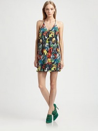 EXCLUSIVELY AT SAKS. Painterly florals adds a signature touch of feminine charm to this effortless silk shift.Spaghetti strapsV-neckSoft pleating from bust to hemModified Y-backPullover styleSilkDry cleanImportedModel shown is 5'9 (175cm) wearing US size Small. EXCLUSIVELY AT SAKS. Painterly florals adds a signature touch of feminine charm to this effortless silk shift.Spaghetti strapsV-neckSoft pleating from bust to hemModified Y-backPullover styleSilkDry cleanImportedModel shown is 5'9 (175cm) wearing US size Small.