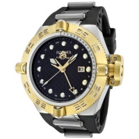 Invicta Men's 1157 Subaqua Noma IV GMT Black Dial Black Polyurethane Watch Invicta Men's 1157 Subaqua Noma IV GMT Black Dial Black Polyurethane Watch