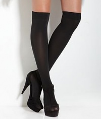 DKNY Microfiber Knee Highs, One Size, Black DKNY Microfiber Knee Highs, One Size, Black