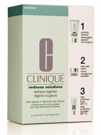 Extra-gentle, oil-free regimen for skin facing persistent, visible redness. Appropriate for skins with rosacea. Improves skin's appearance and comfort in 2 weeks. Quells persistent, visible redness and blotchiness. Helps calm and comfort skin while maintaining skin's moisture balance. Helps avert future flare-ups. Extra-gentle, oil-free regimen for skin facing persistent, visible redness. Appropriate for skins with rosacea. Improves skin's appearance and comfort in 2 weeks. Quells persistent, visible redness and blotchiness. Helps calm and comfort skin while maintaining skin's moisture balance. Helps avert future flare-ups.