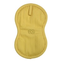 A silicone treatment makes this 100% cotton twill pot holder easy to grip and extra sturdy. Heat resistant to 500°F, it is flexible, breathable and durable. A silicone treatment makes this 100% cotton twill pot holder easy to grip and extra sturdy. Heat resistant to 500°F, it is flexible, breathable and durable.