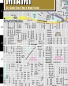 Streetwise Miami Map - Laminated City Center Street Map of Miami, Florida - Folding pocket size travel map with metrorail