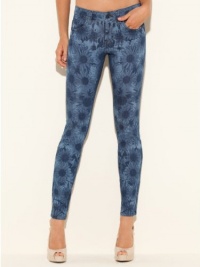GUESS Brittney Ankle Skinny Floral Jeans, BLUE SUNSET WASH (24) GUESS Brittney Ankle Skinny Floral Jeans, BLUE SUNSET WASH (24)